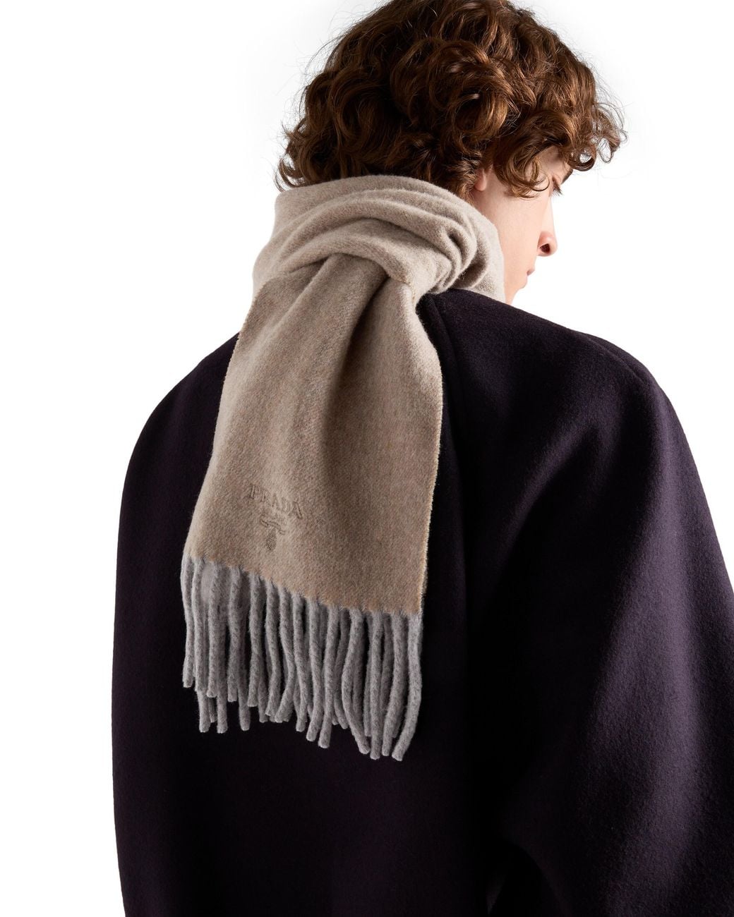 Sciarpa di Prada in White da Uomo