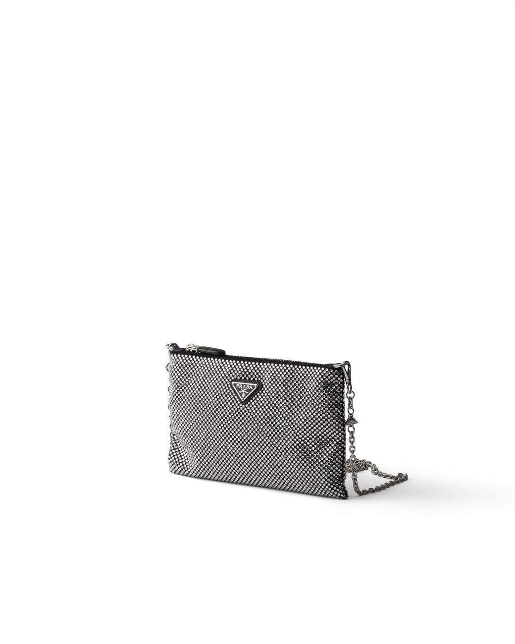 Mini Pochette Con Tracolla di Prada in White