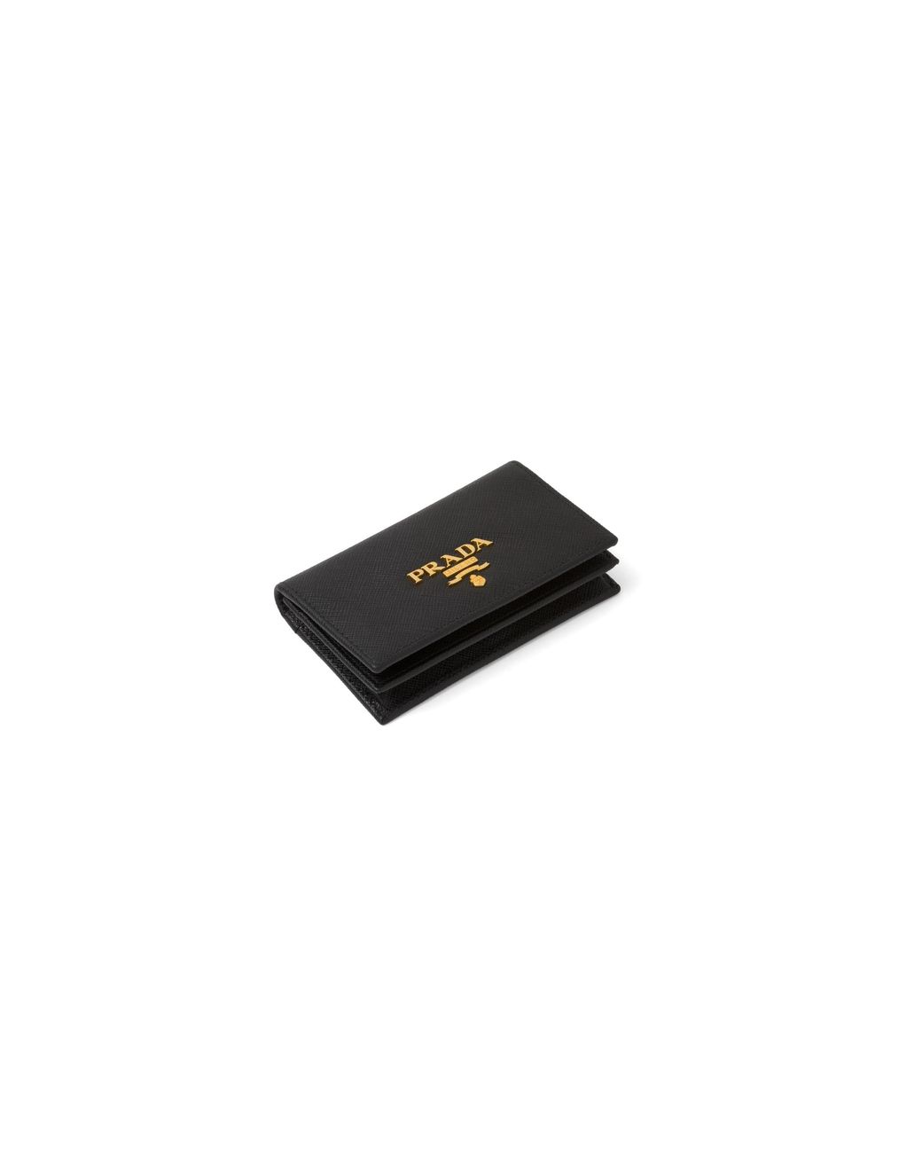 Prada White Saffiano Leather Card Holder