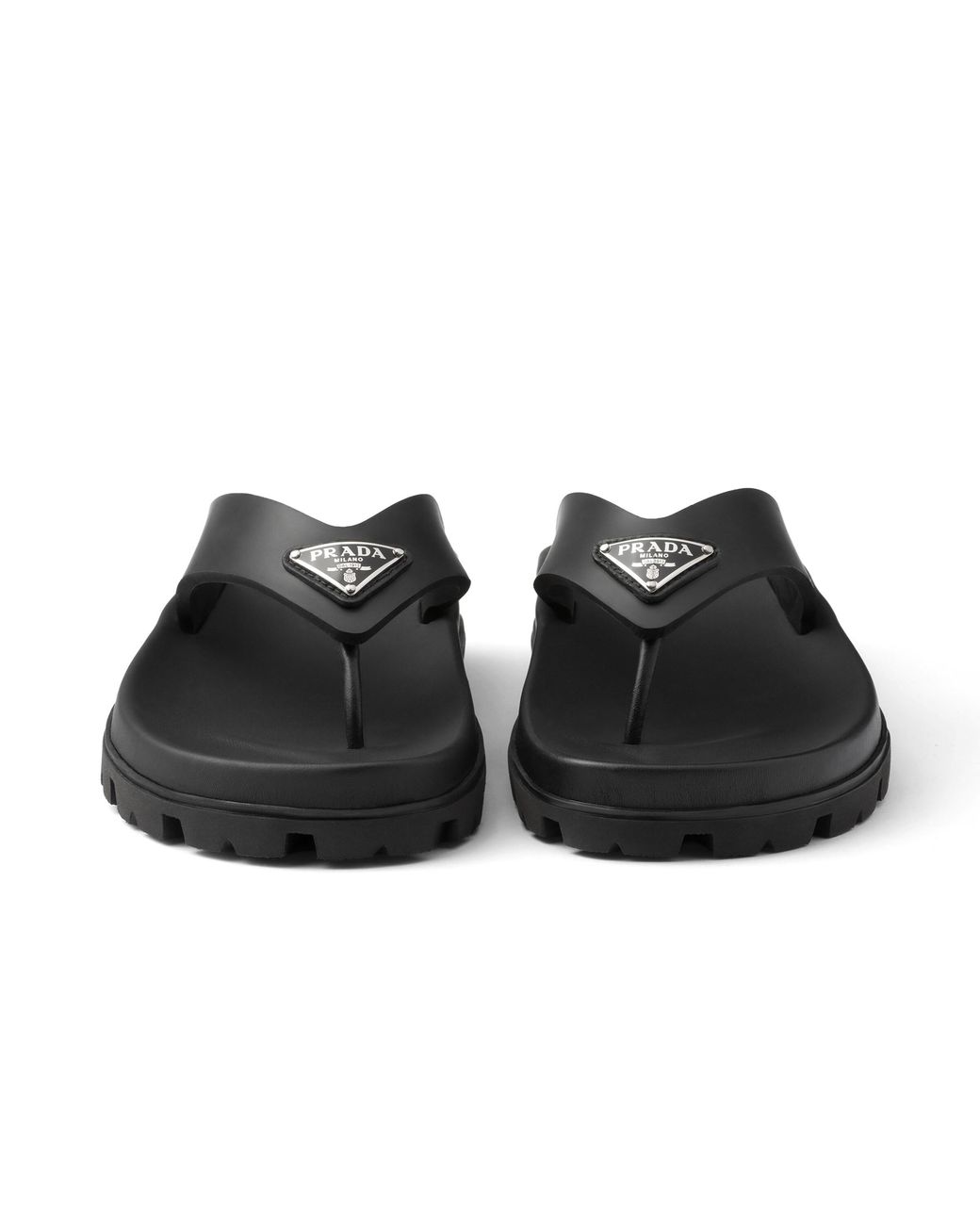 Prada Black Sandalen