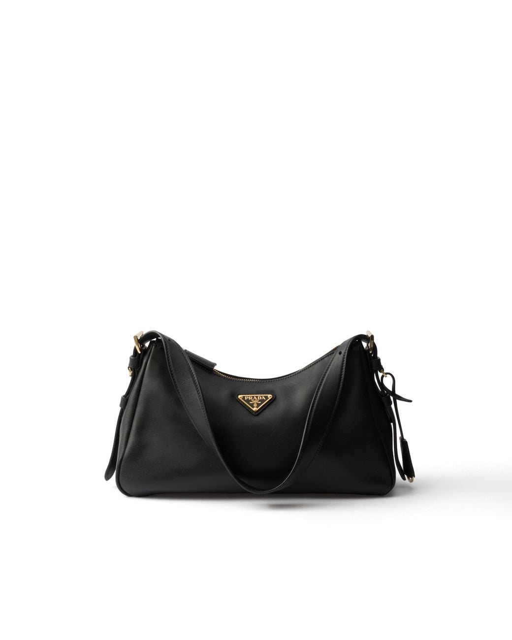 Bolso Bandolera Mediano Aimée De Piel, Mujer Prada de color Black