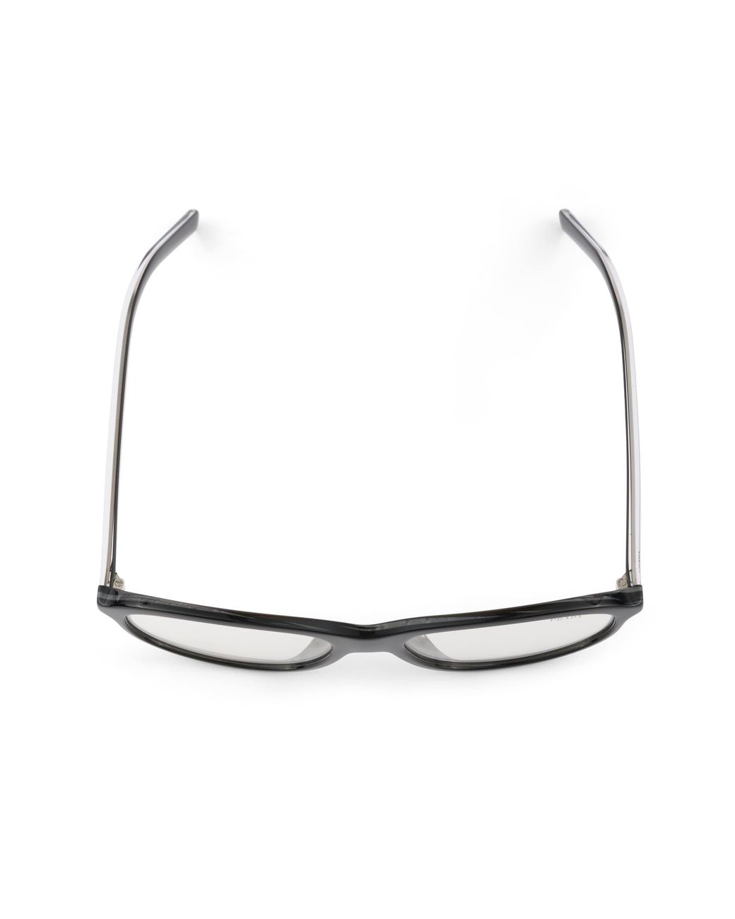 Prada White Sunglasses With The Iconic Metal Plaque