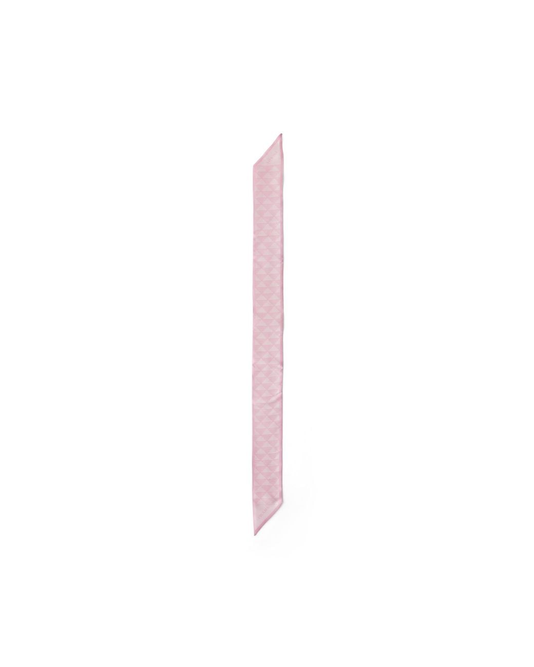 Prada Pink Jacquard Silk Tie