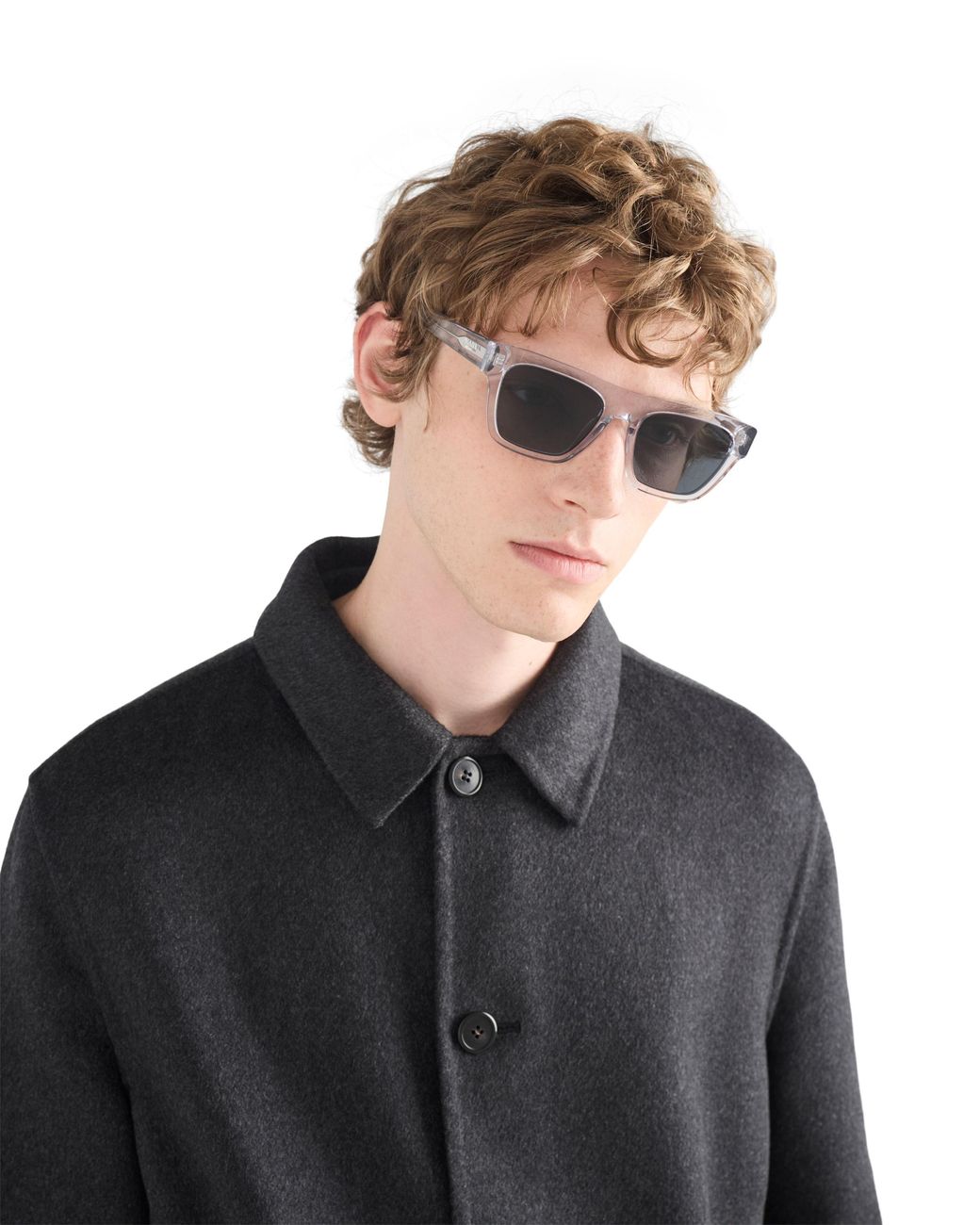 Occhiali Da Sole Con Logo Uomo di Prada in Blue da Uomo
