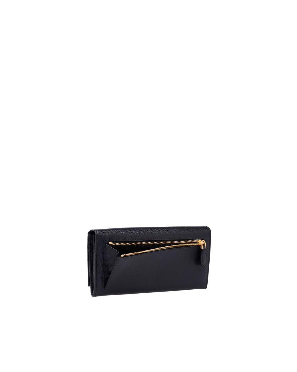 Prada White Large Saffiano Leather Wallet