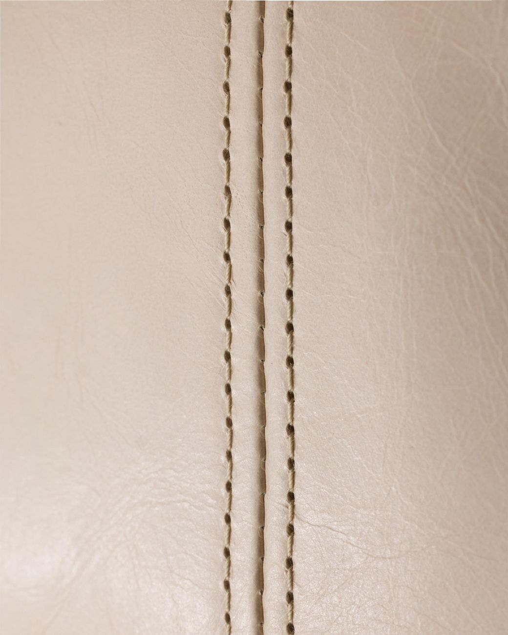Prada Natural Leather Pouch, Travertine Stone