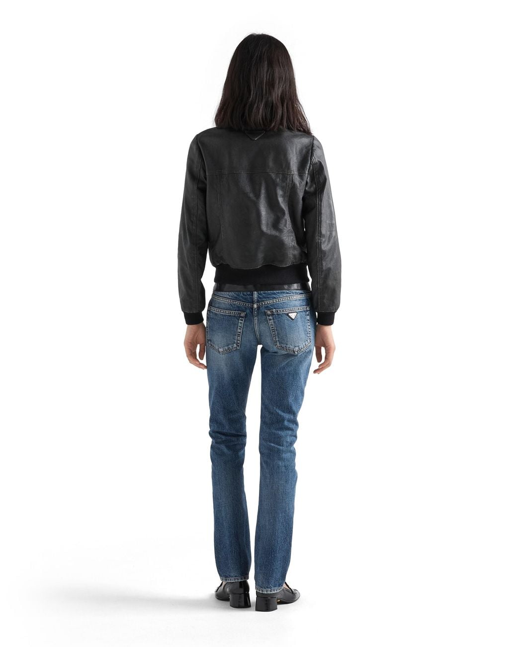 Prada Black Nappa Leather Jacket