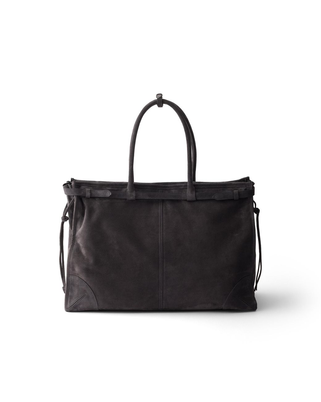 Prada Black Bonnie Suede Tote Bag for men