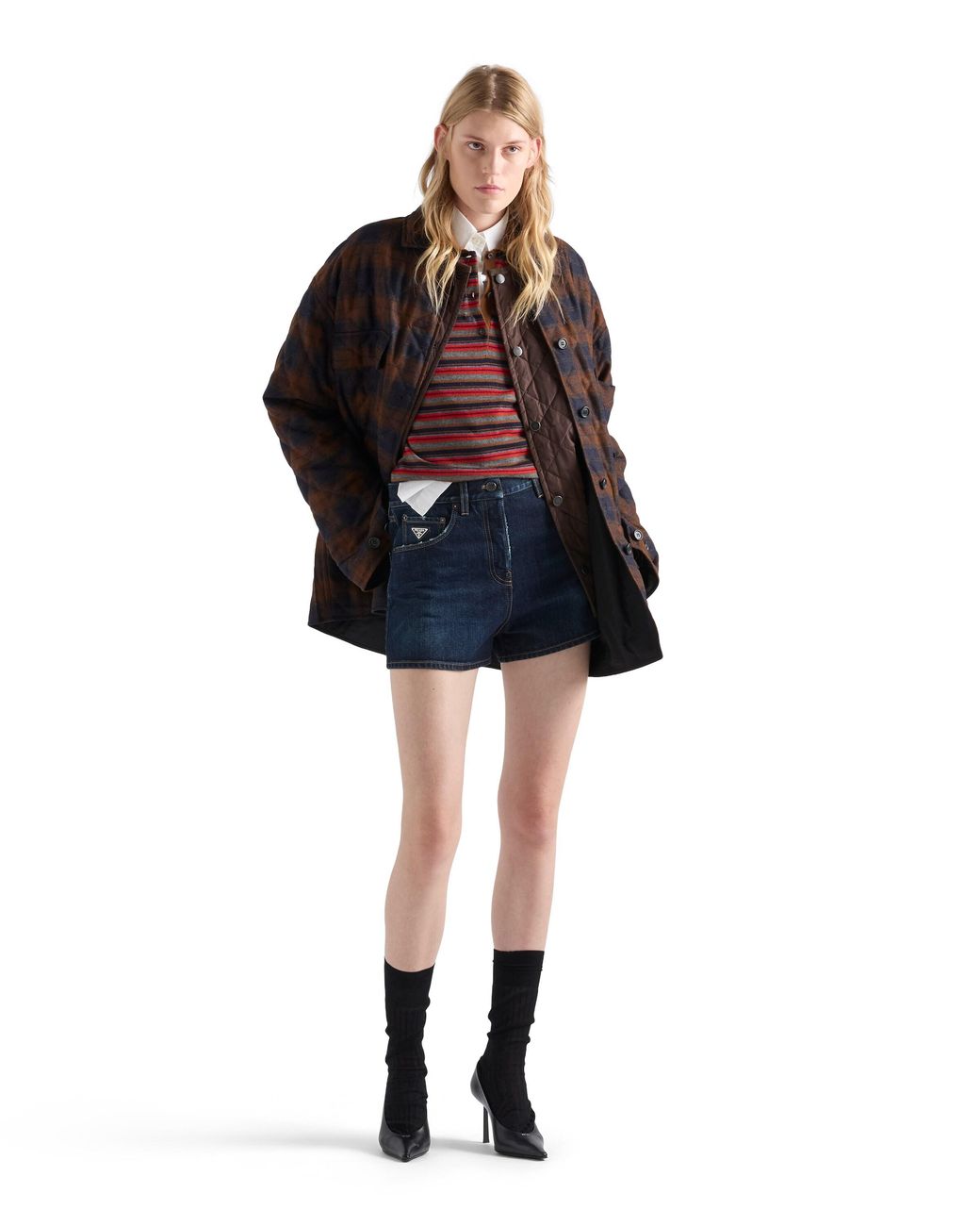 Prada Blue Denim Shorts