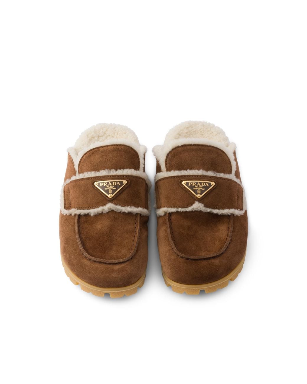 Sabot di Prada in Brown