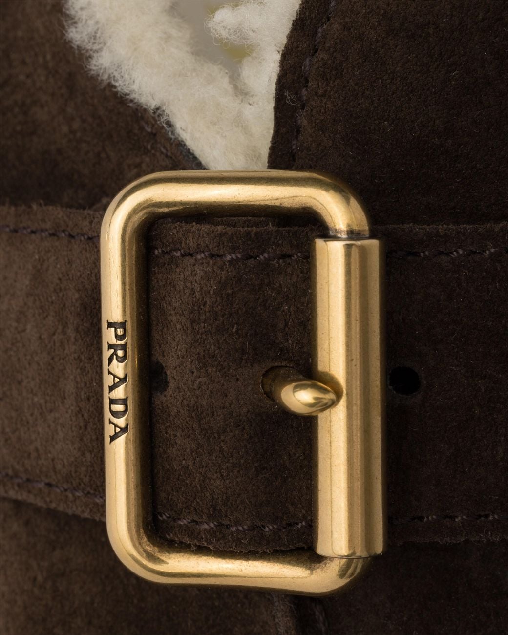 Prada Brown Suede Mules