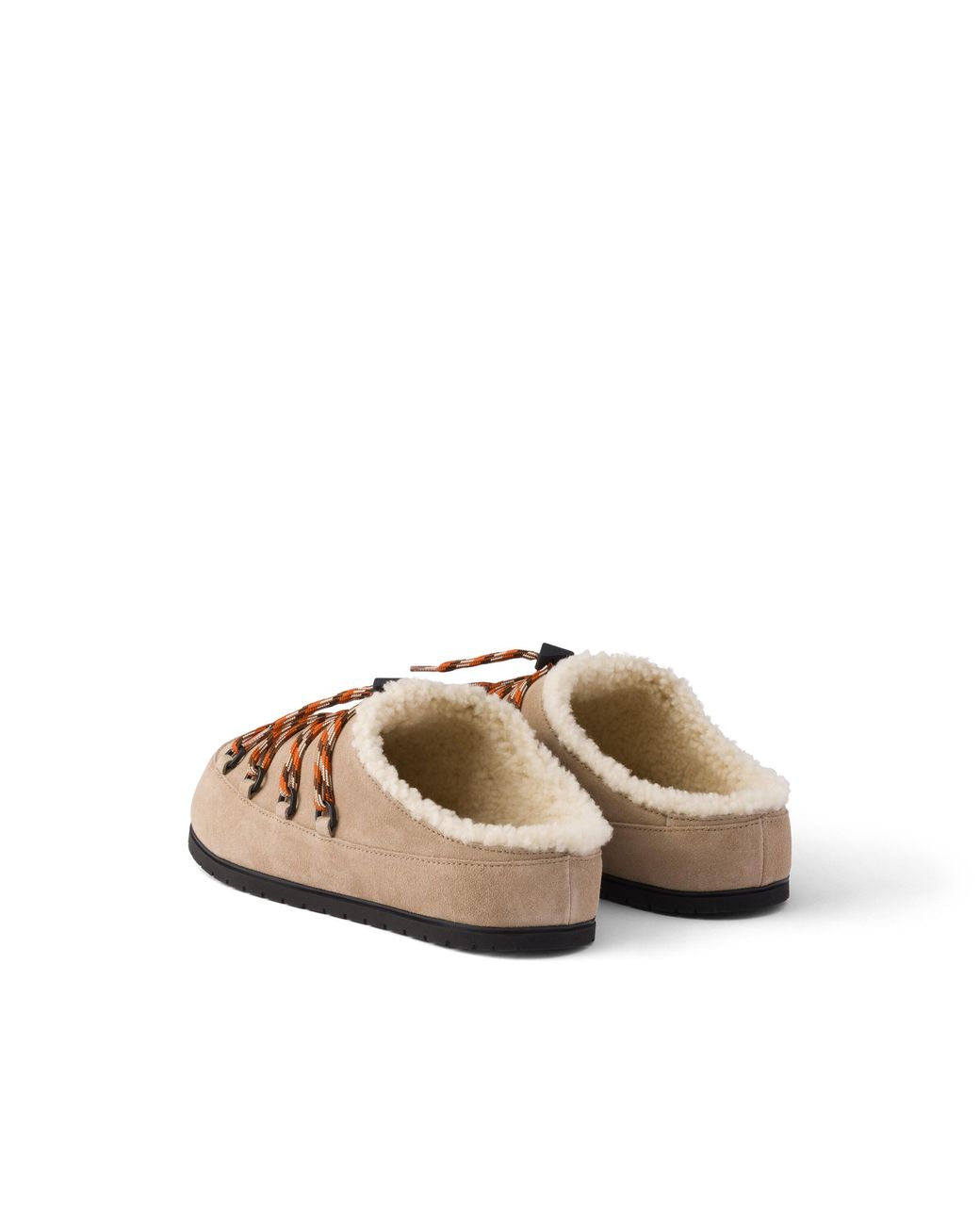 Prada Brown Suede Mules