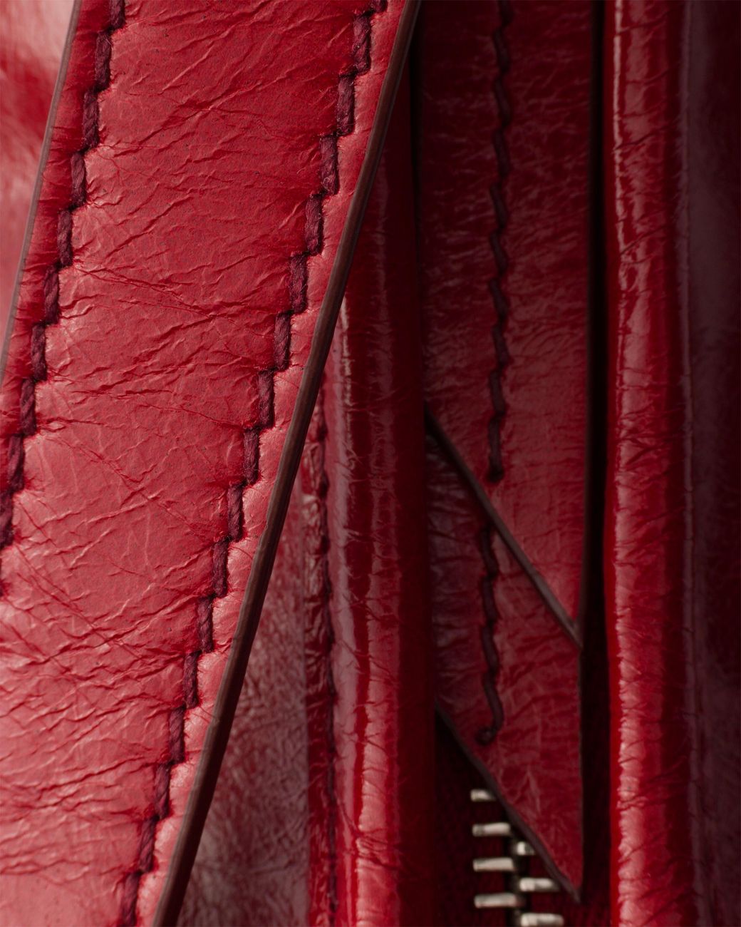 Prada Red Aimèe Medium Leather Shoulder Bag, Ruby