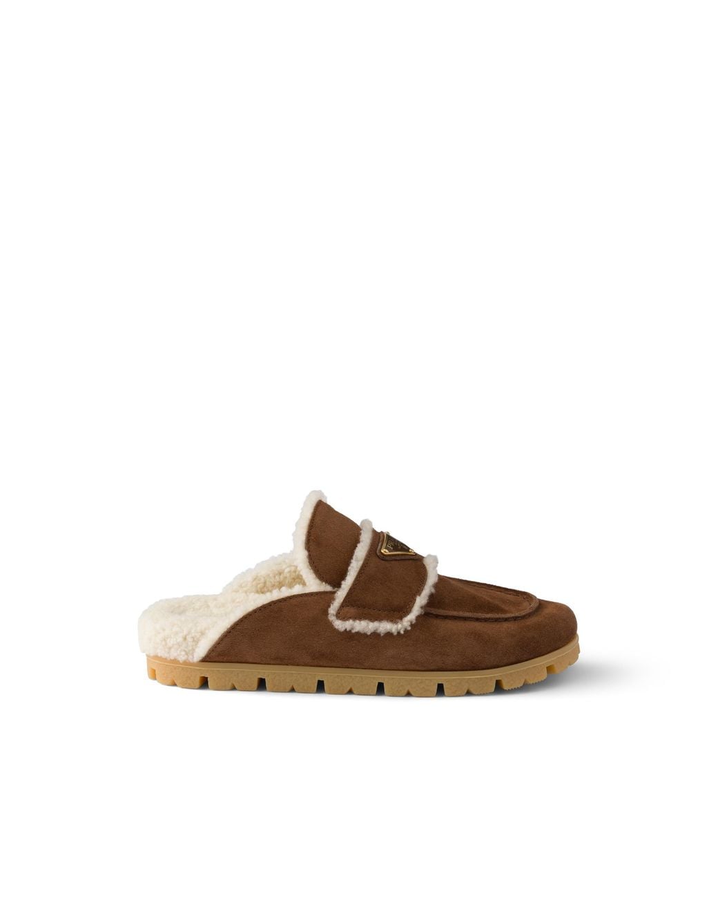 Sabot di Prada in Brown
