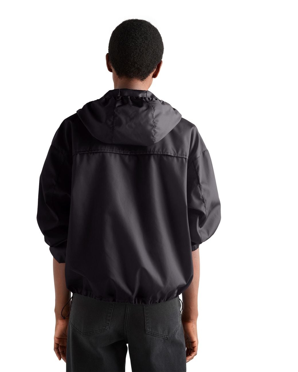Prada Blue Re-Nylon Rain Jacket