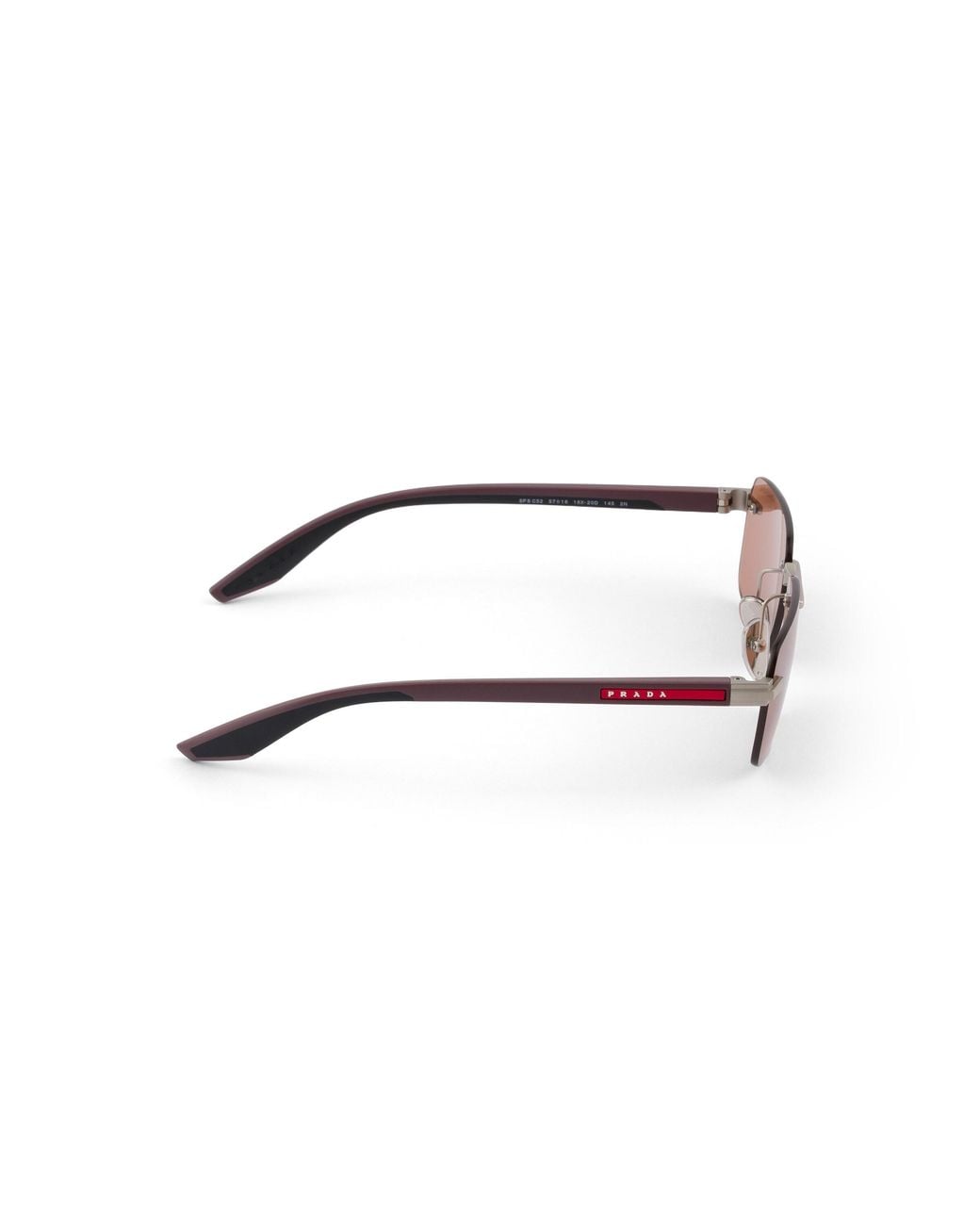 Prada Pink Linea Rossa Sunglasses for men