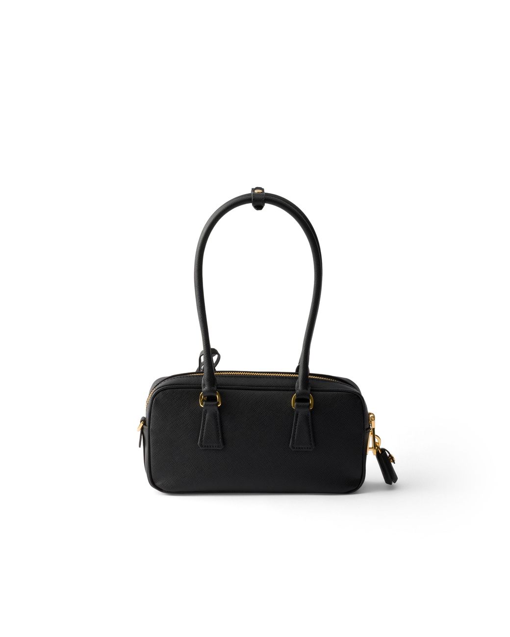 Prada Black Saffiano Leather Top-Handle Mini-Bag