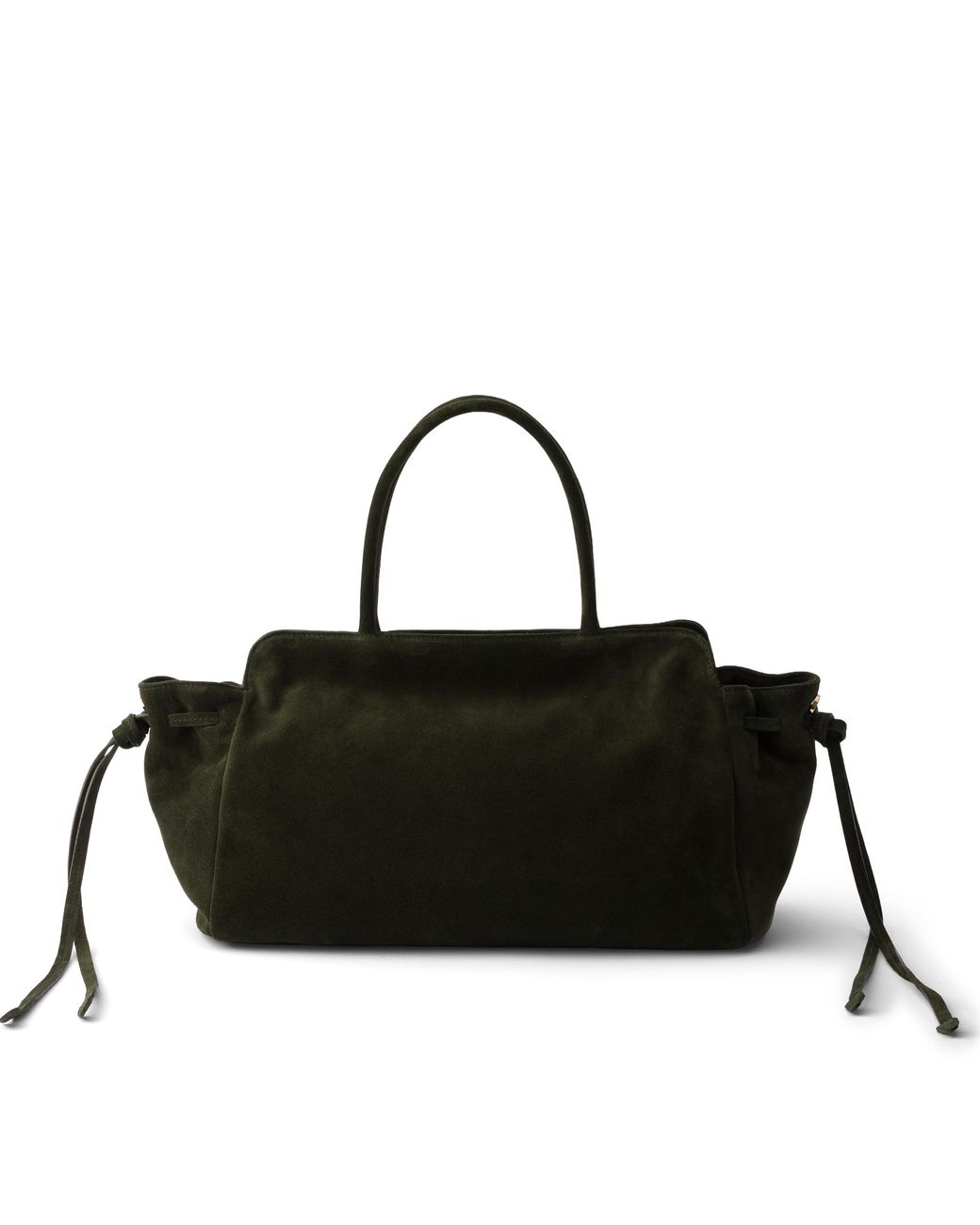 Prada Black Allusion Large Suede Bag