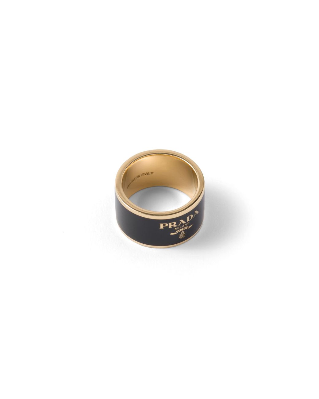 Anillo De Metal, Mujer, Talla 11 Prada de color White