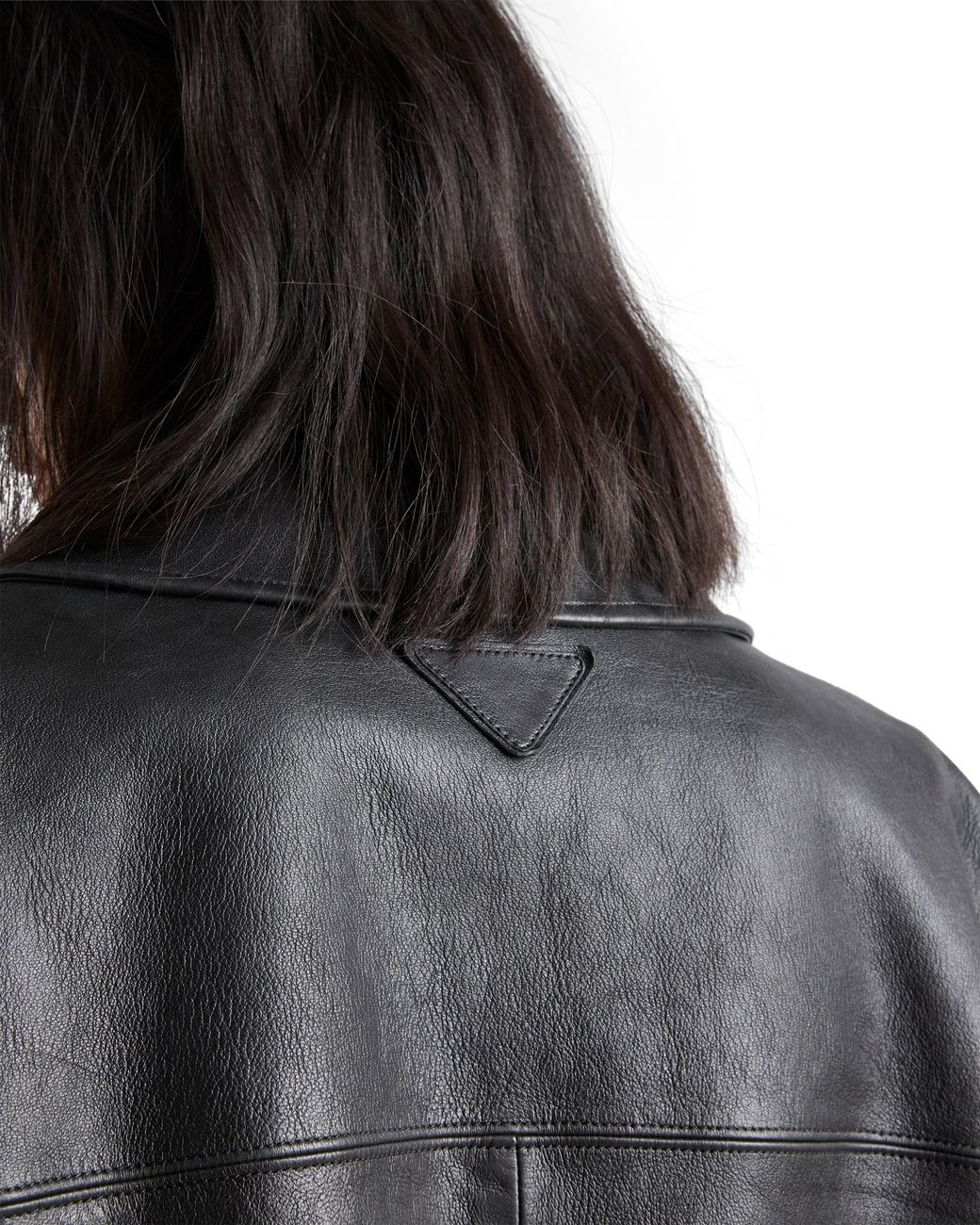 Prada Black Nappa Leather Jacket