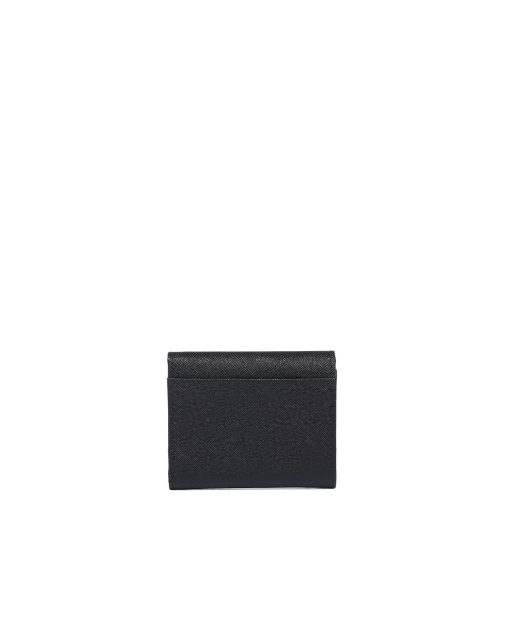 Prada White Small Saffiano Leather Wallet