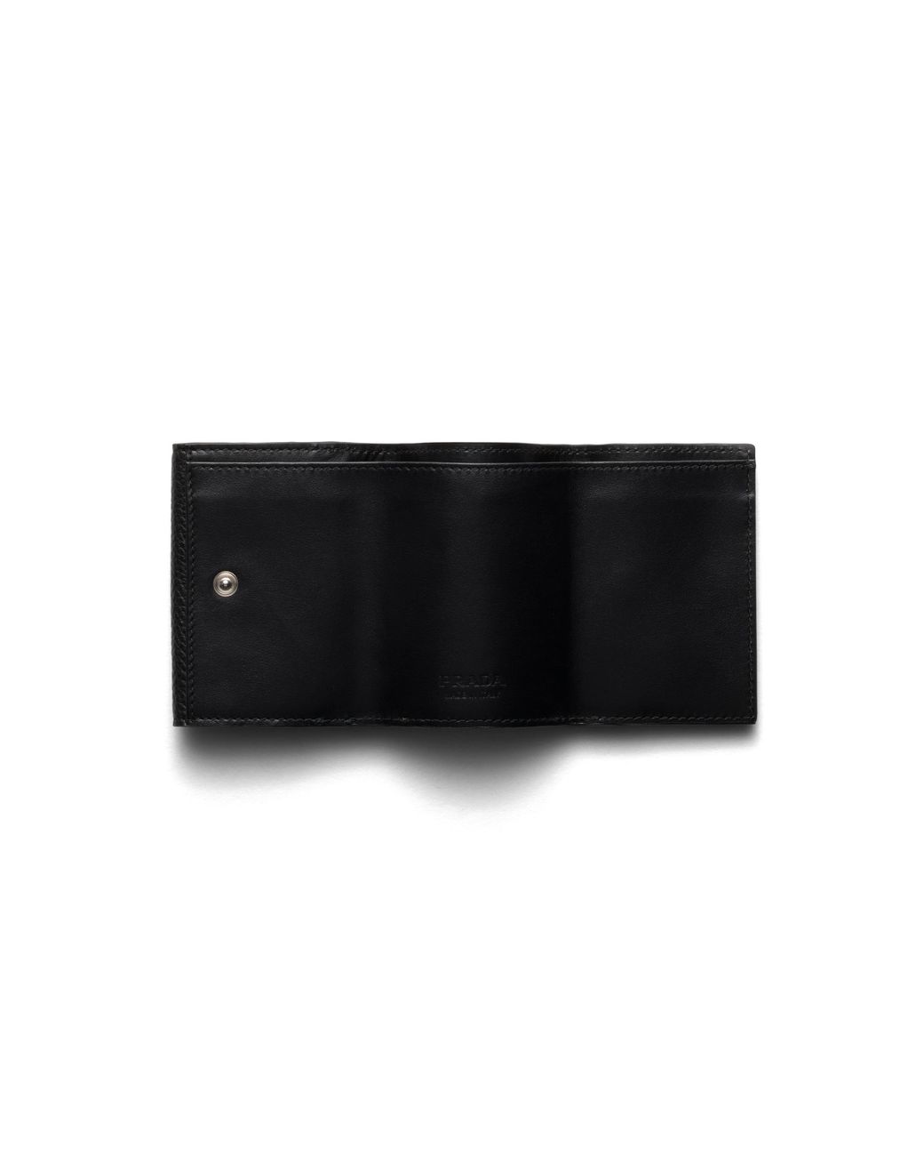 Prada Black Small Leather Wallet for men