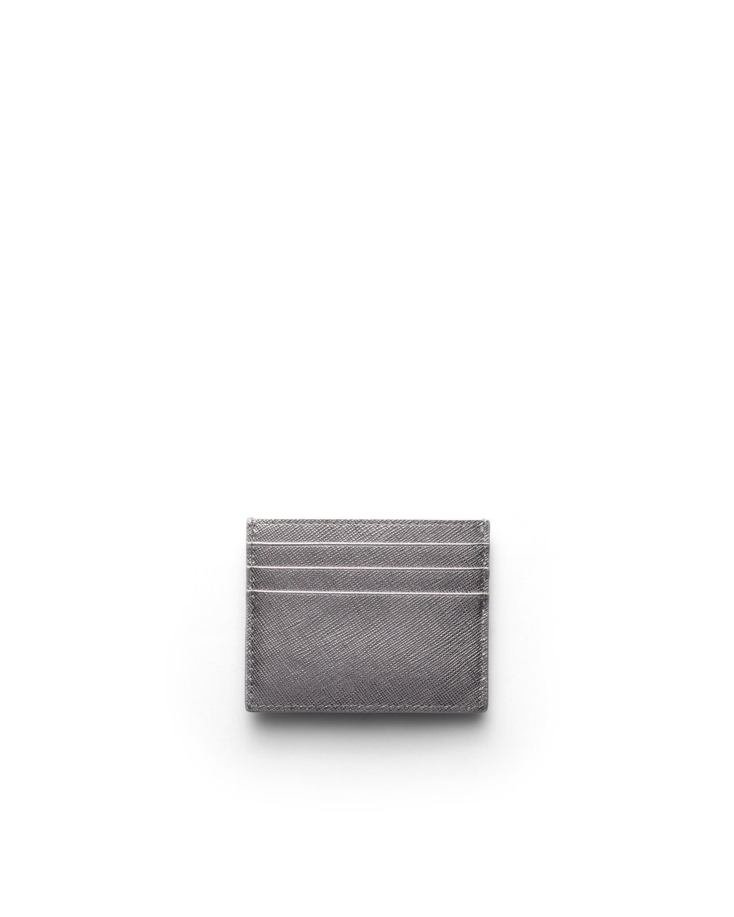 Prada White Saffiano Leather Card Holder