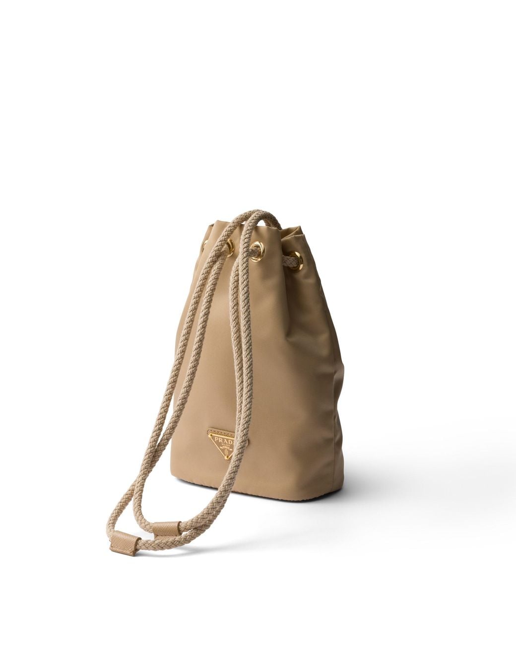 Prada Natural Re-Nylon Smartphone Case, Camel