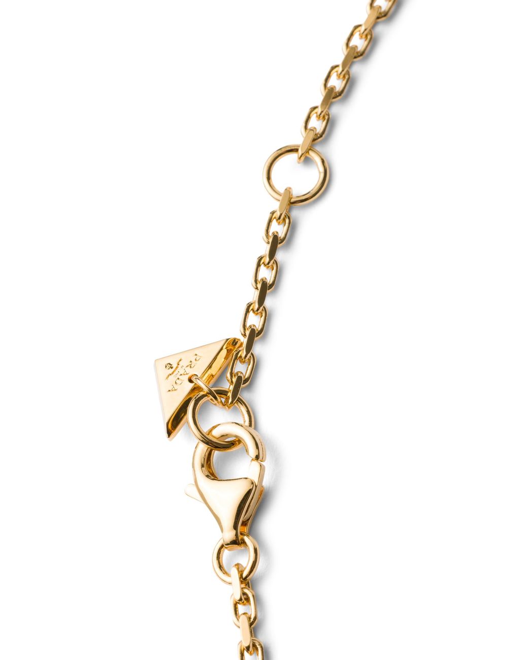 Prada Metallic Metal Necklace