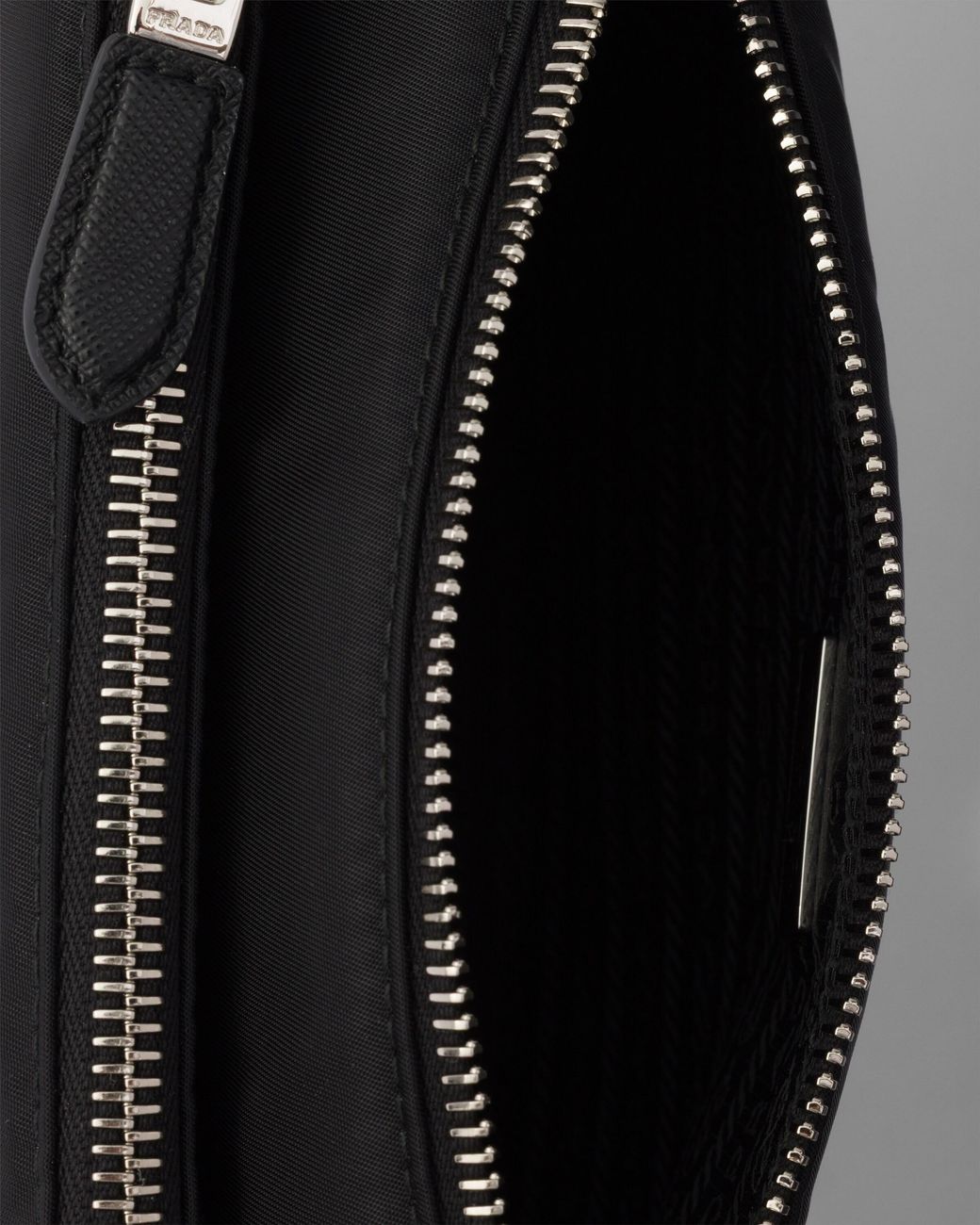 Prada Black Re-Nylon And Saffiano Leather Mini Shoulder Bag