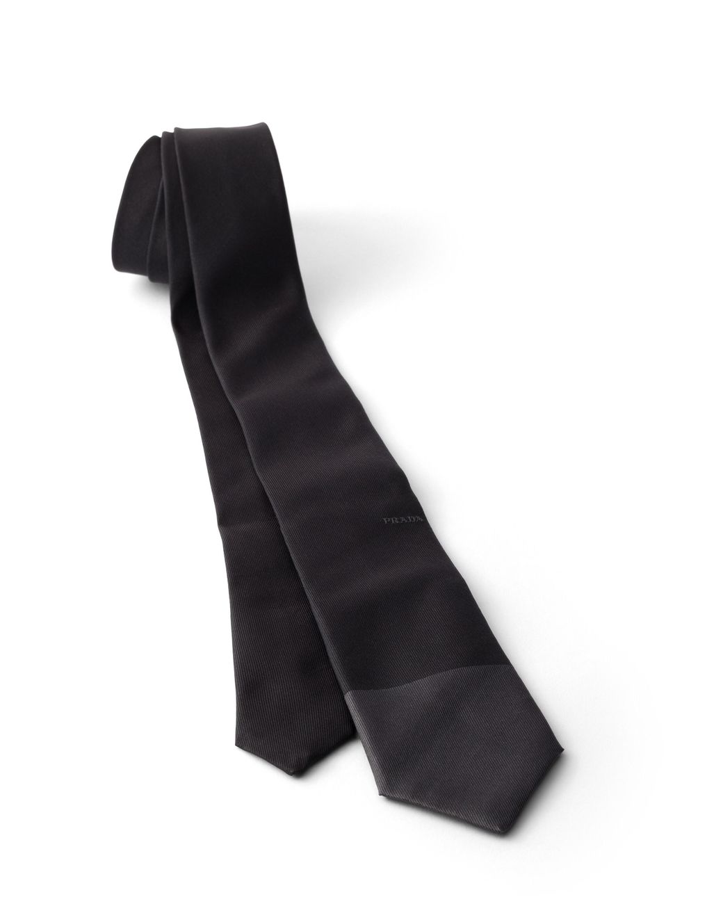 Prada White Silk Tie for men