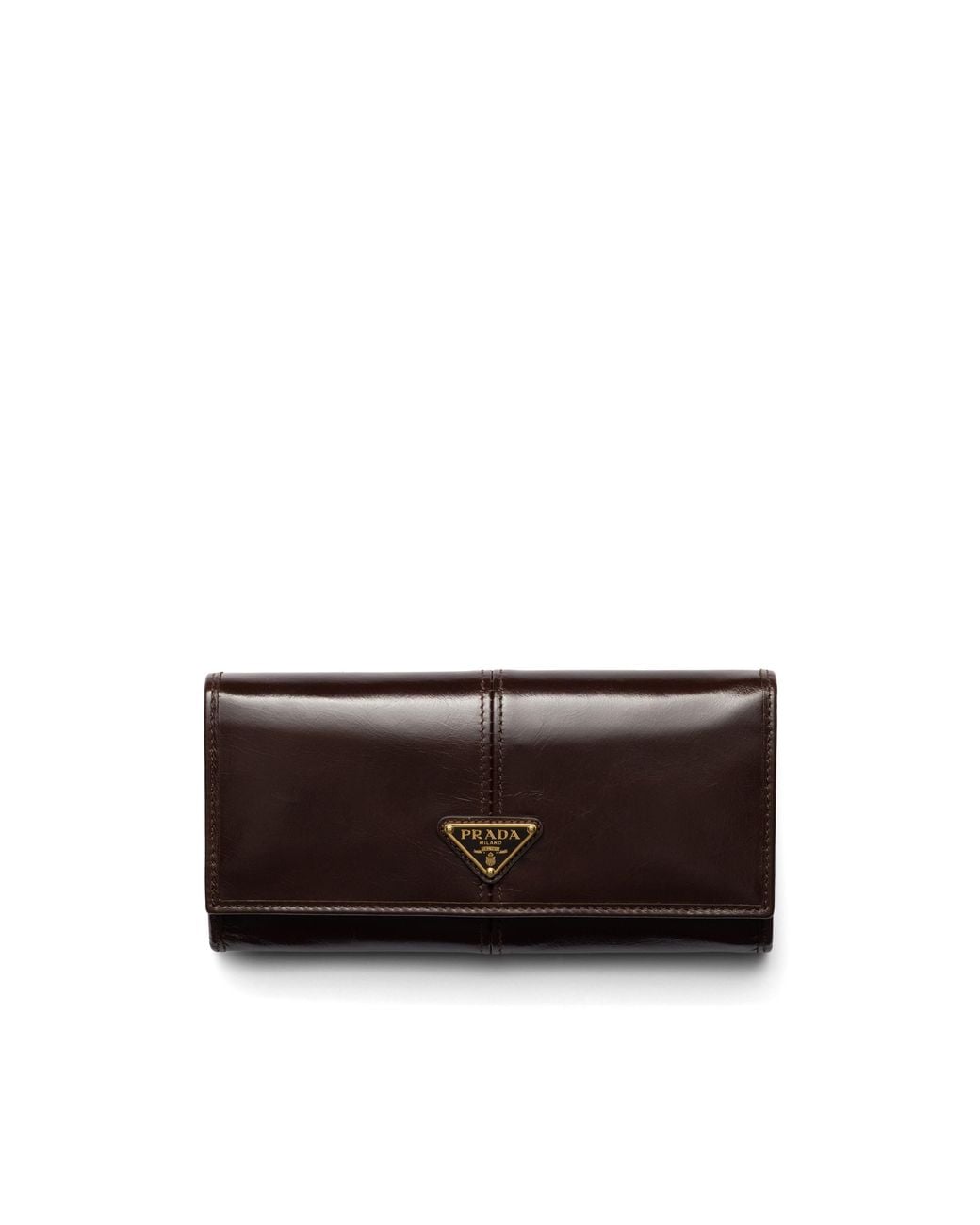 Prada White Large Leather Wallet