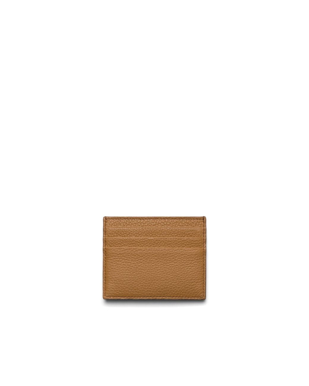 Prada White Kartenetui Aus Leder, Damen