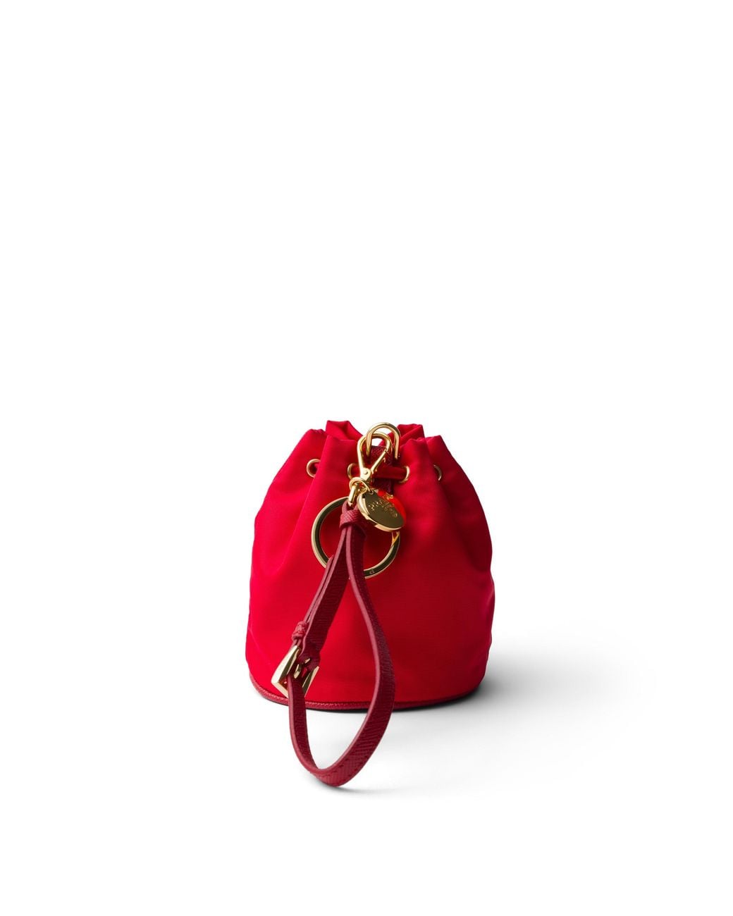 Prada Red Mini Icon Re-Nylon Keychain Charm