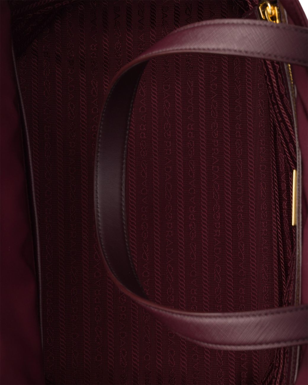 Prada Red Re-Edition 1978 Medium Re-Nylon And Saffiano Leather Tote Bag