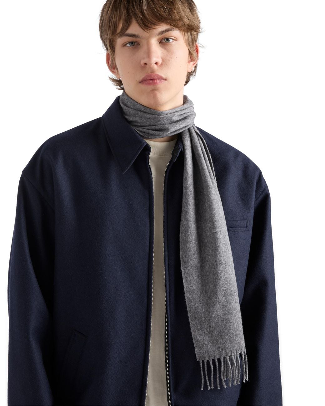 Sciarpa Unita di Prada in Gray da Uomo