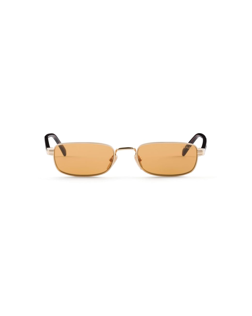 Prada Metallic Sunglasses With The Iconic Metal Plaque for men