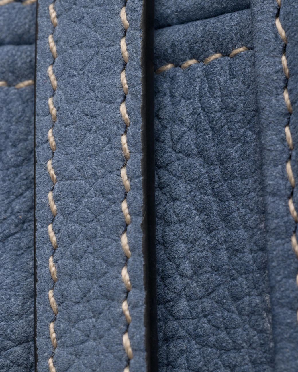 Prada Blue Bonnie Medium Nubuck Leather Handbag