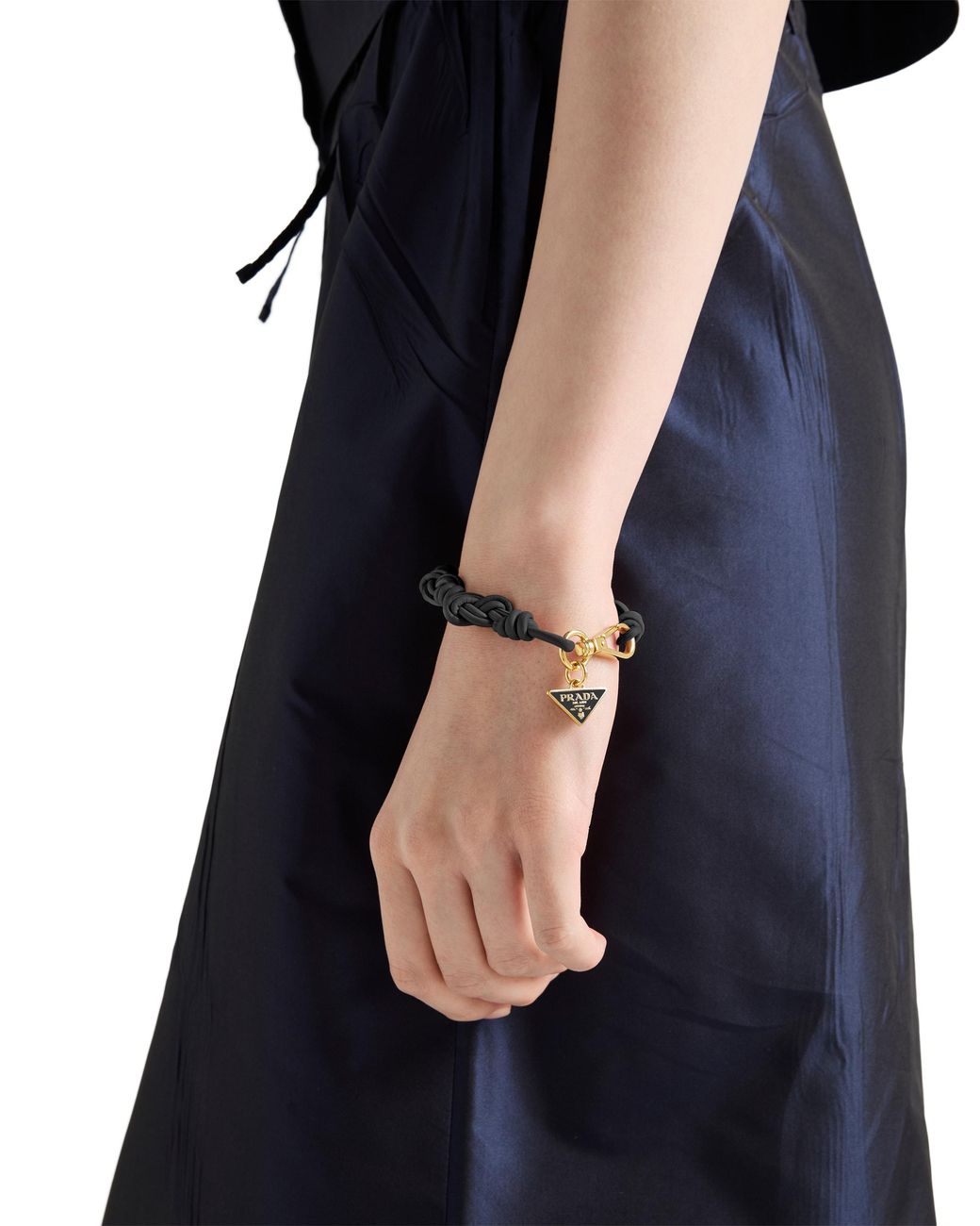 Prada White Nappa Leather Bracelet