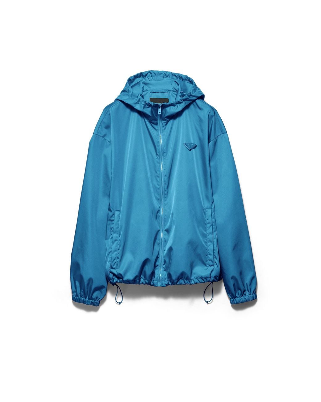 Prada Blue Re-Nylon Rain Jacket