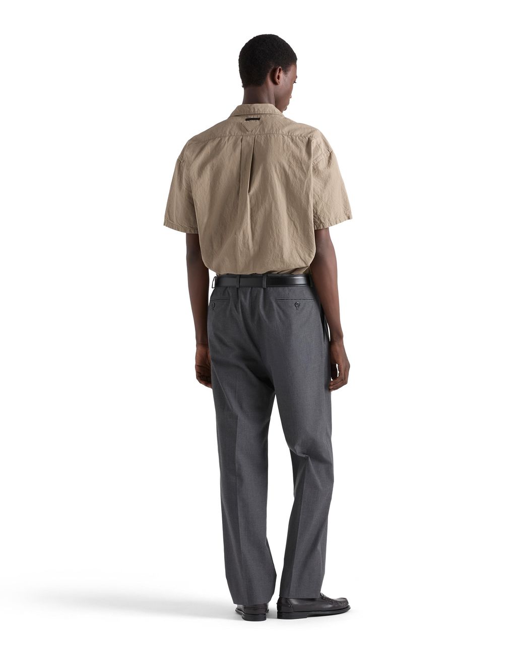 Prada Natural Cotton Blend Shirt for men