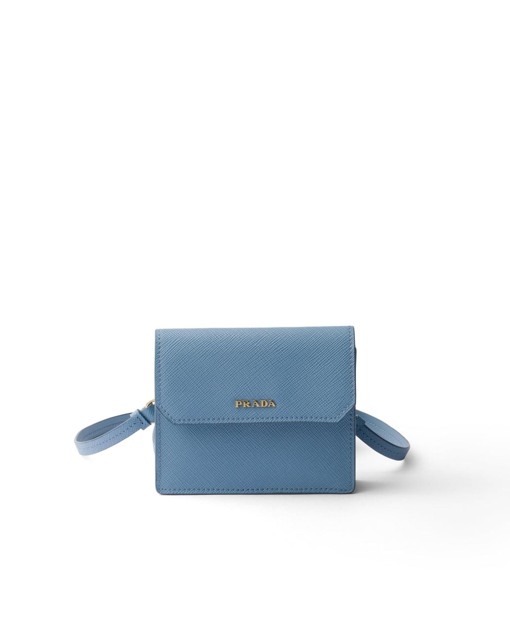 Mini Pouch di Prada in Blue