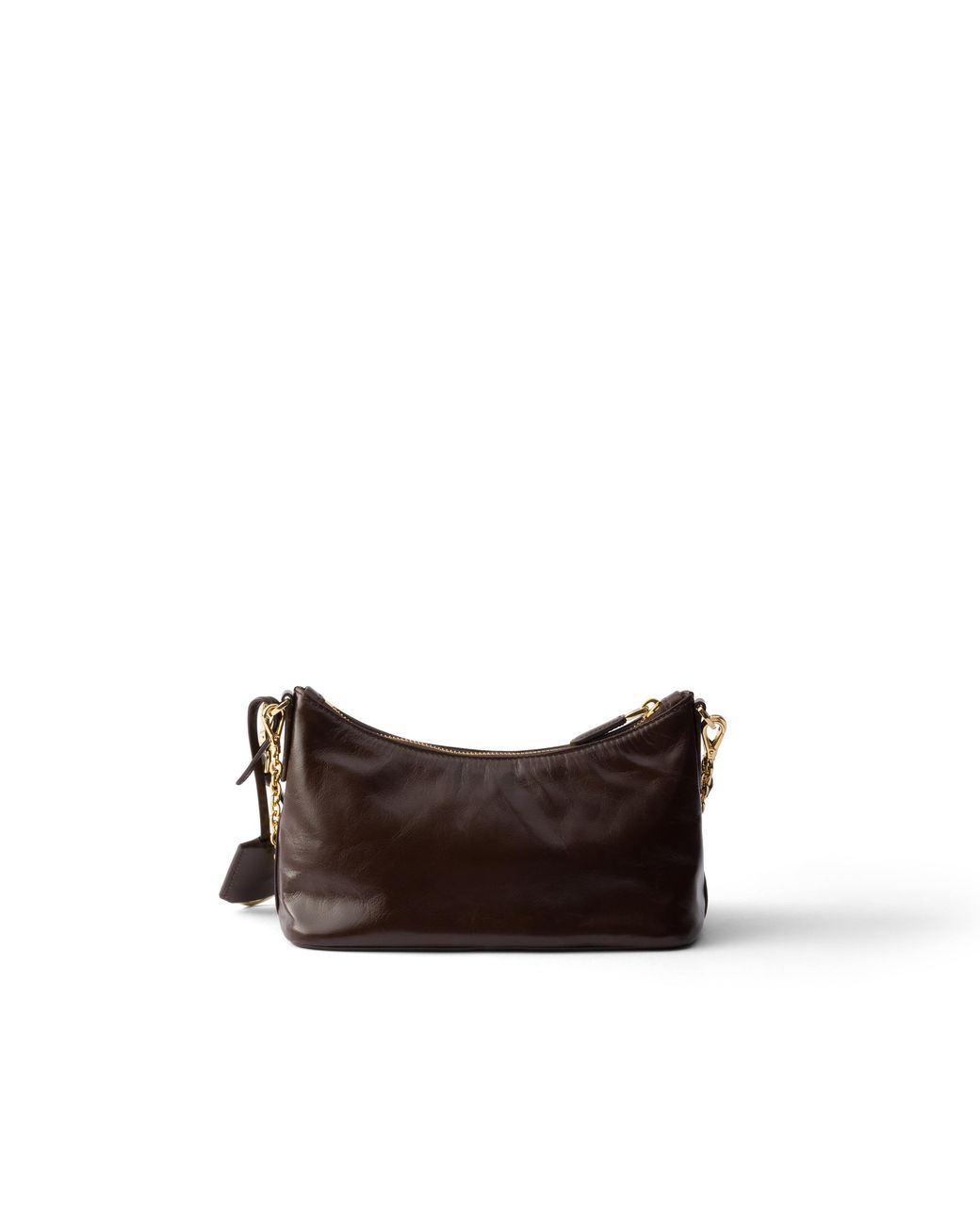 Prada White Leather Mini-Bag, Dark
