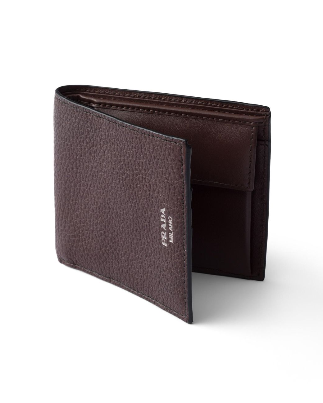 Prada Purple Leather Wallet for men