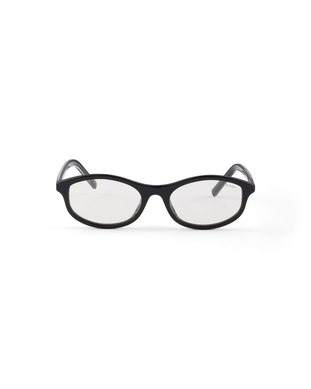 Prada White Sunglasses With The Iconic Metal Plaque