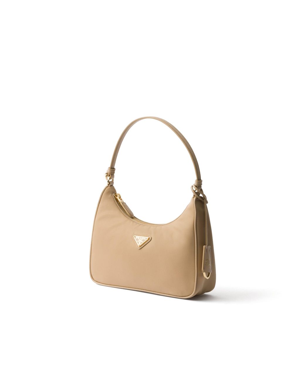 Prada White Re-Edition 2005 Re-Nylon And Saffiano Mini Bag