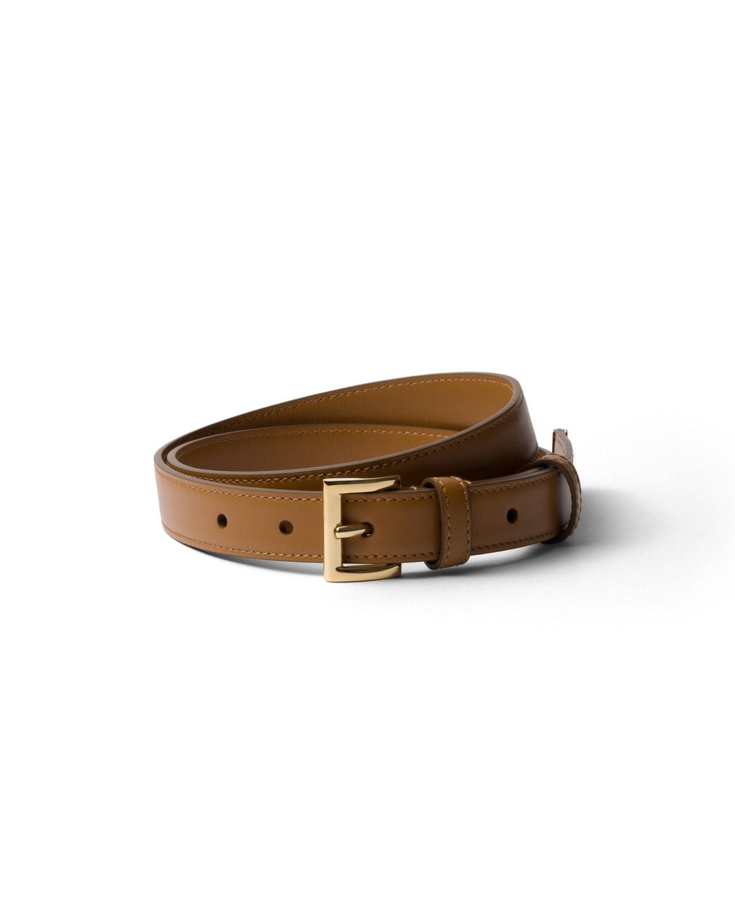 Prada Brown Leather Belt