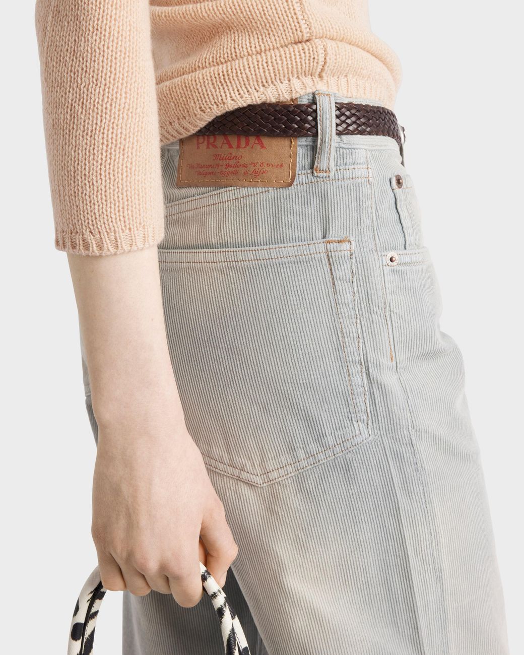 Prada Gray Corduroy Jeans