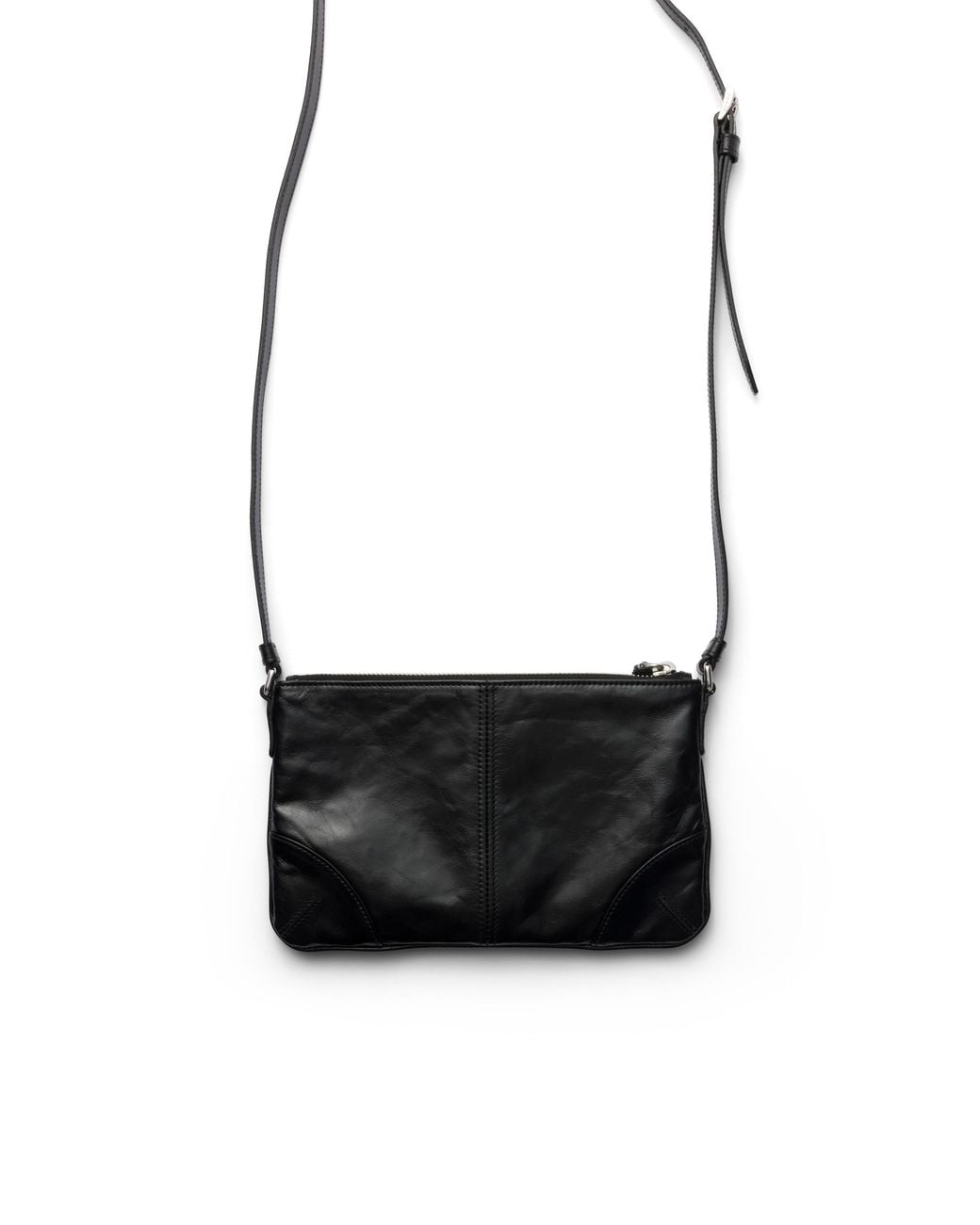 Prada Black Leather Smartphone Case for men