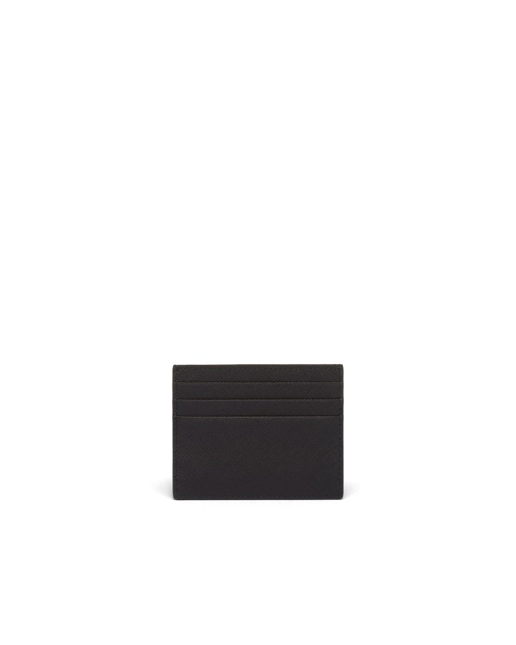 Prada White Saffiano Leather Card Holder